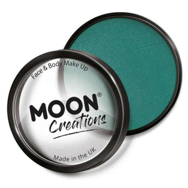 Moon Creations Pro Face Paint Cake Pot, Teal - Image 2