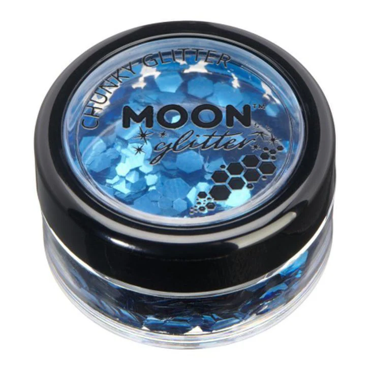 Moon Glitter Classic Chunky Glitter, Blue - Image 2