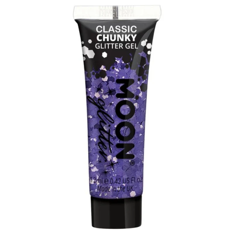 Moon Glitter Classic Chunky Glitter Gel, Lilac - Image 2