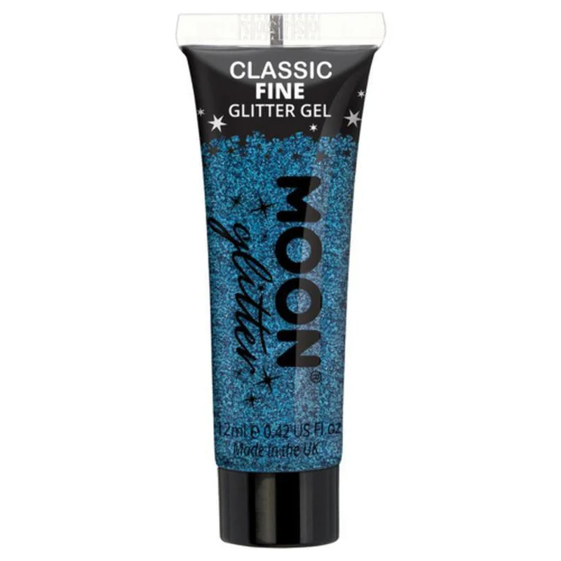 Moon Glitter Classic Fine Glitter Gel, Blue