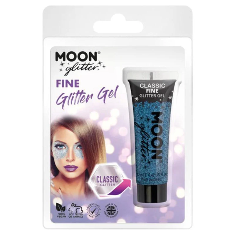 Moon Glitter Classic Fine Glitter Gel, Blue - Image 3