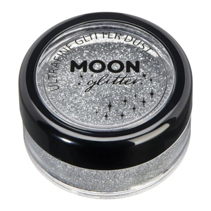 Moon Glitter Classic Ultrafine Glitter Dust, Silver - Image 2