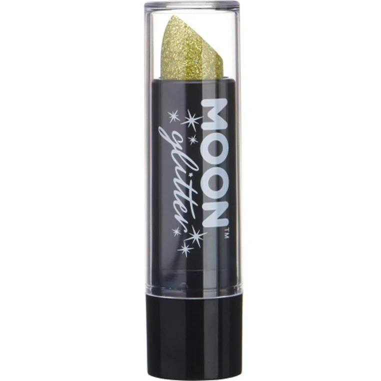 Moon Glitter Holographic Glitter Lipstick, Gold