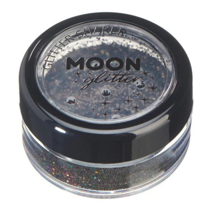 Moon Glitter Holographic Glitter Shakers, Black - Image 2