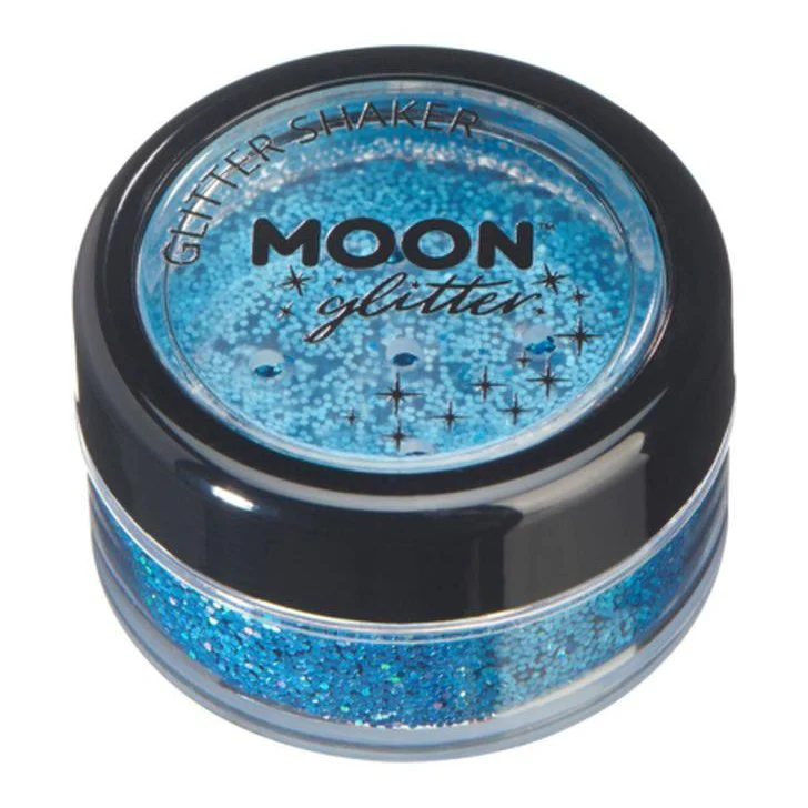 Moon Glitter Holographic Glitter Shakers, Blue - Image 2