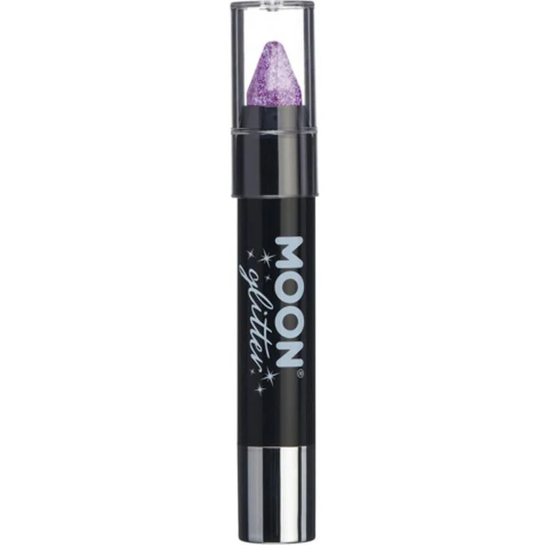 Moon Glitter Iridescent Body Crayons, Purple - Image 3