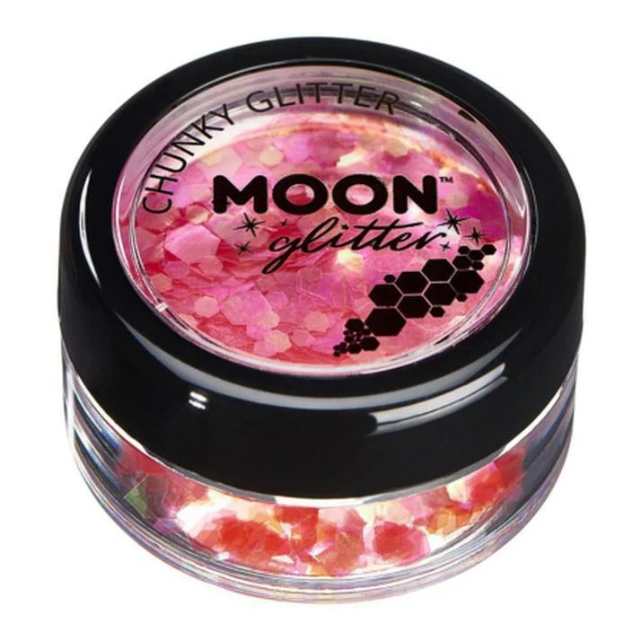 Moon Glitter Iridescent Chunky Glitter, Cherry - Image 2