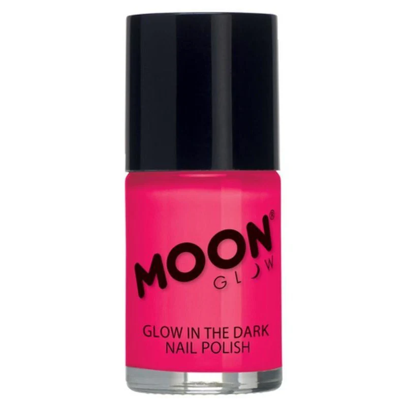 Moon Glow Glow In The Dark Nail Polish, Pink