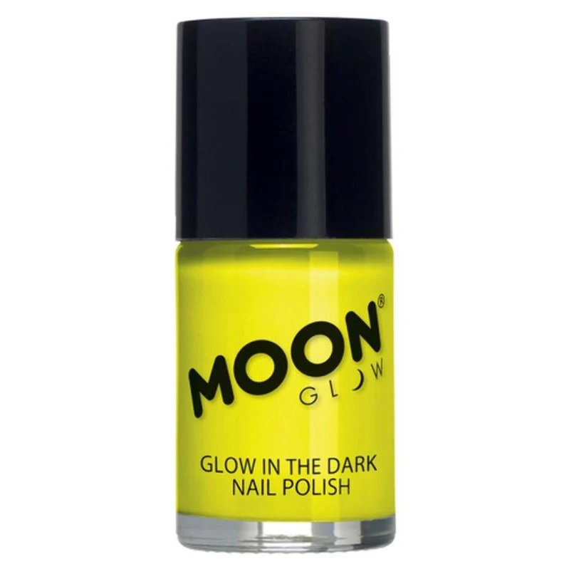 Moon Glow Glow In The Dark Nail Polish, Yellow - Image 2