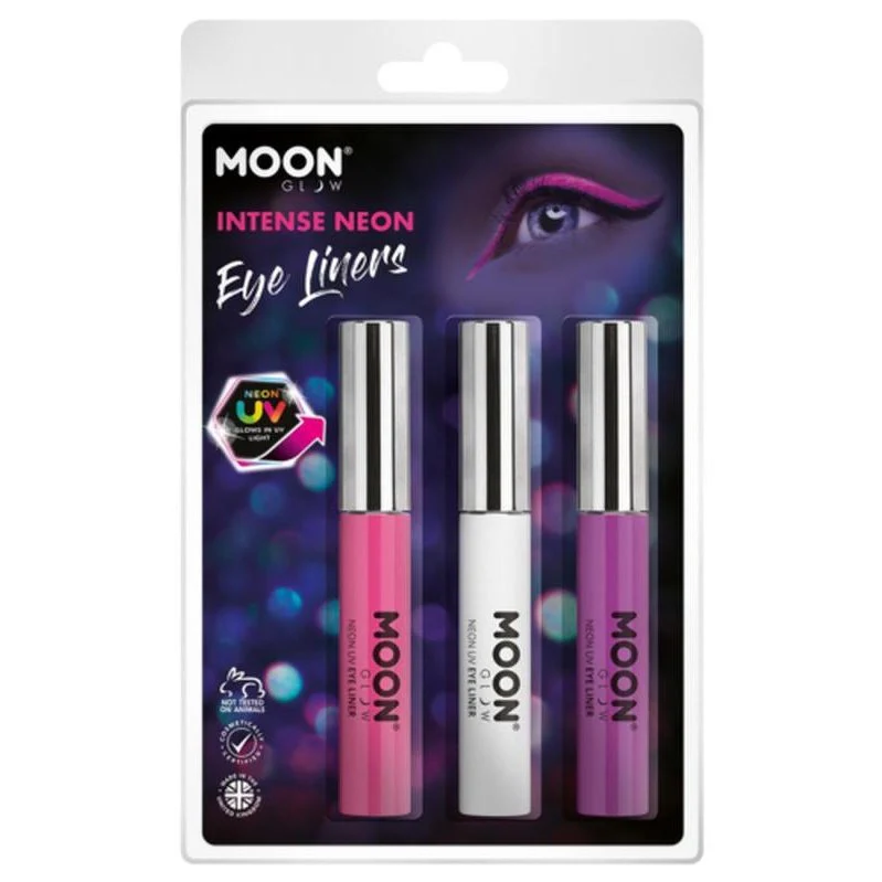 Moon Glow Intense Neon Uv Eye Liner, Pink, White, Purple - Image 2