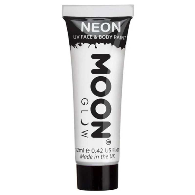 Moon Glow Intense Neon Uv Face Paint, White - Image 3