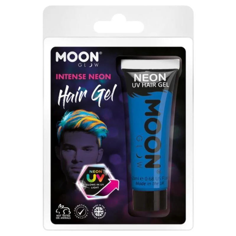 Moon Glow Intense Neon Uv Hair Gel, Blue - Image 2