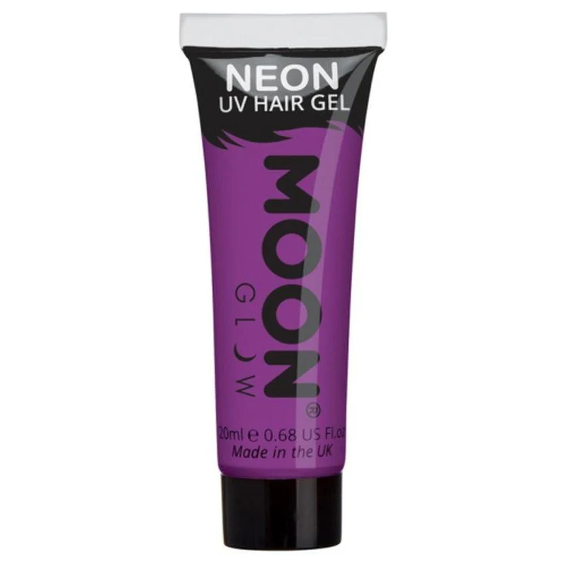 Moon Glow Intense Neon Uv Hair Gel, Purple - Image 3