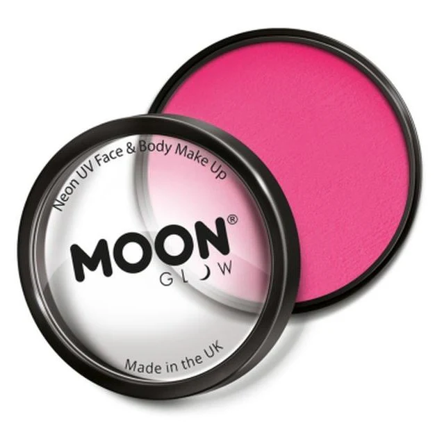 Moon Glow Pro Intense Neon Uv Cake Pot, Hot Pink