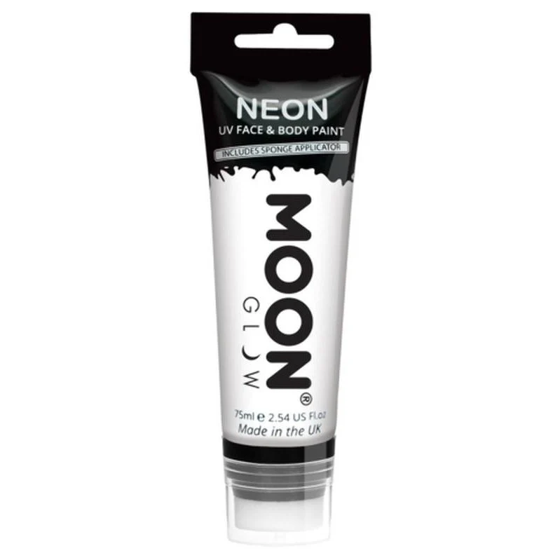 Moon Glow Supersize Intense Neon Uv Face Paint, White
