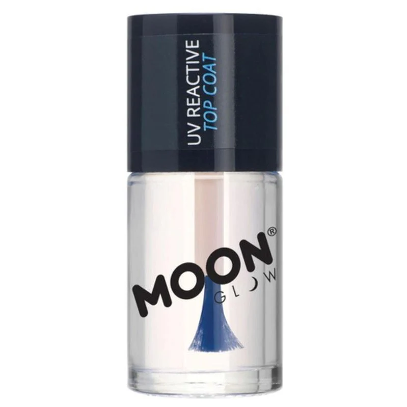 Moon Glow Uv Reactive Top Coat, Clear