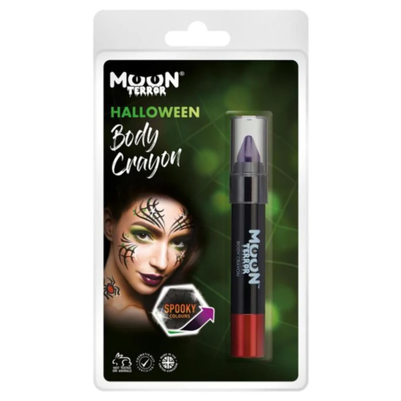 Moon Terror Halloween Body Crayons, Purple - Image 3