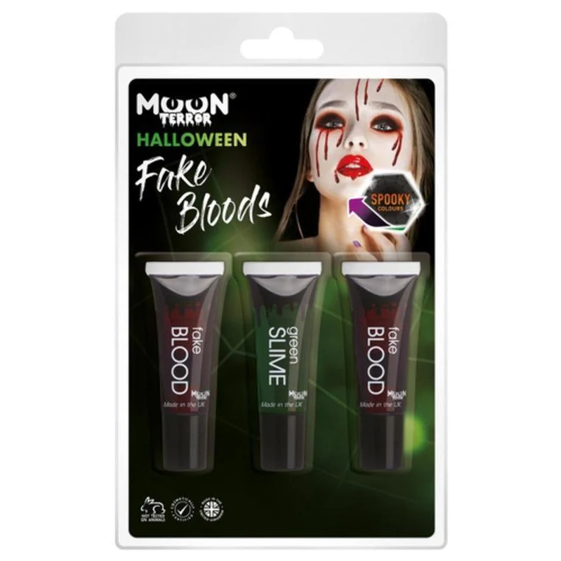 Moon Terror Mixed Blood, 2 Fake Blood, 1 Green Slime