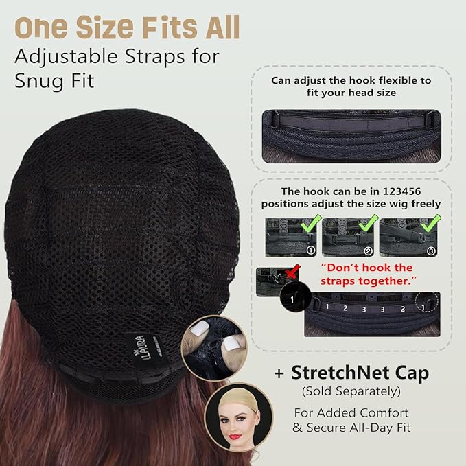 Mullet Wig – Blonde & Grey Australian Cricket Style - Image 4