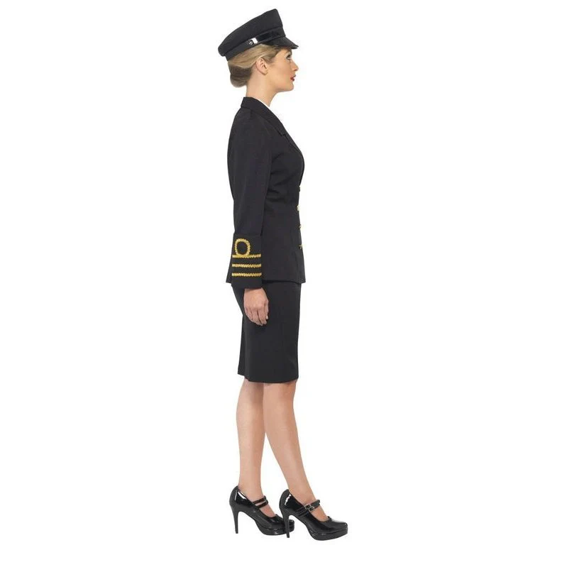 Navy Officer Costume - Female - Image 2