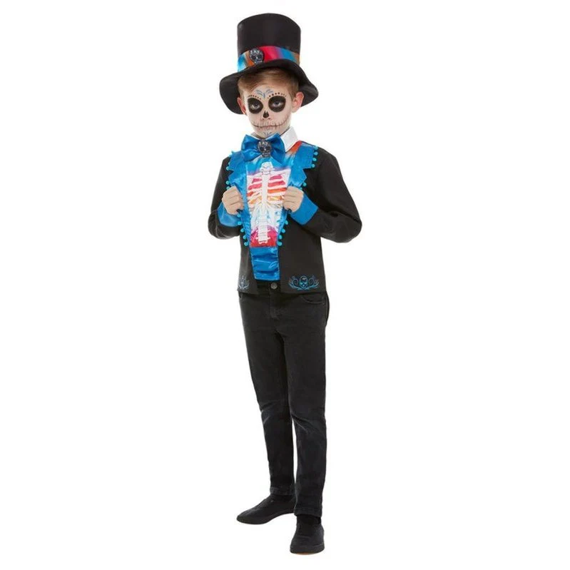 Neon Day Of The Dead Boy Costume - Image 2