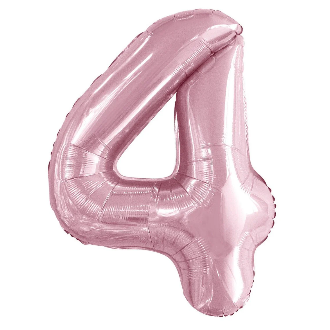 Number 4 Flamingo Pink Foil Balloon-86cm
