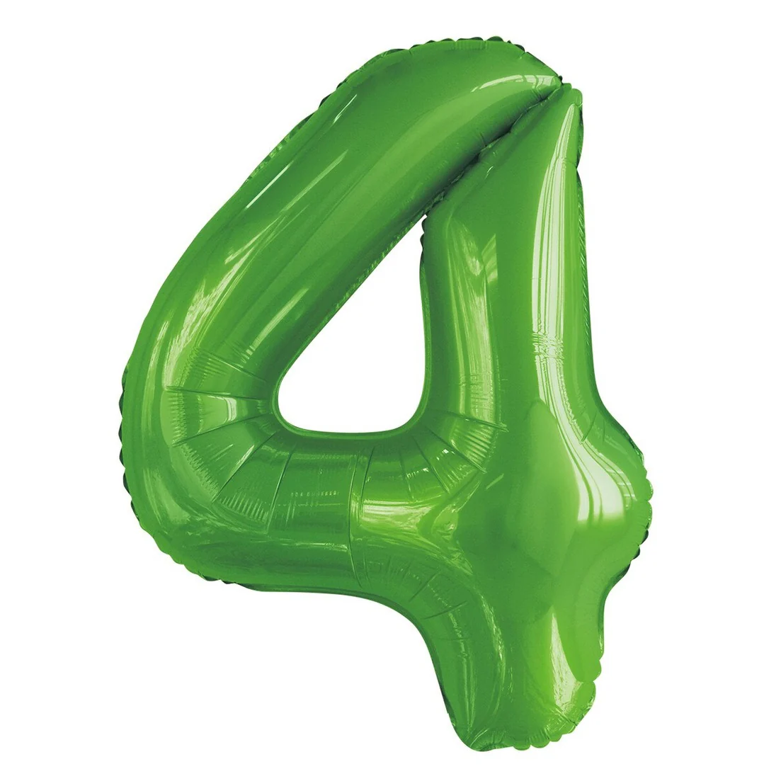 Number 4 Green Foil Balloon-86cm