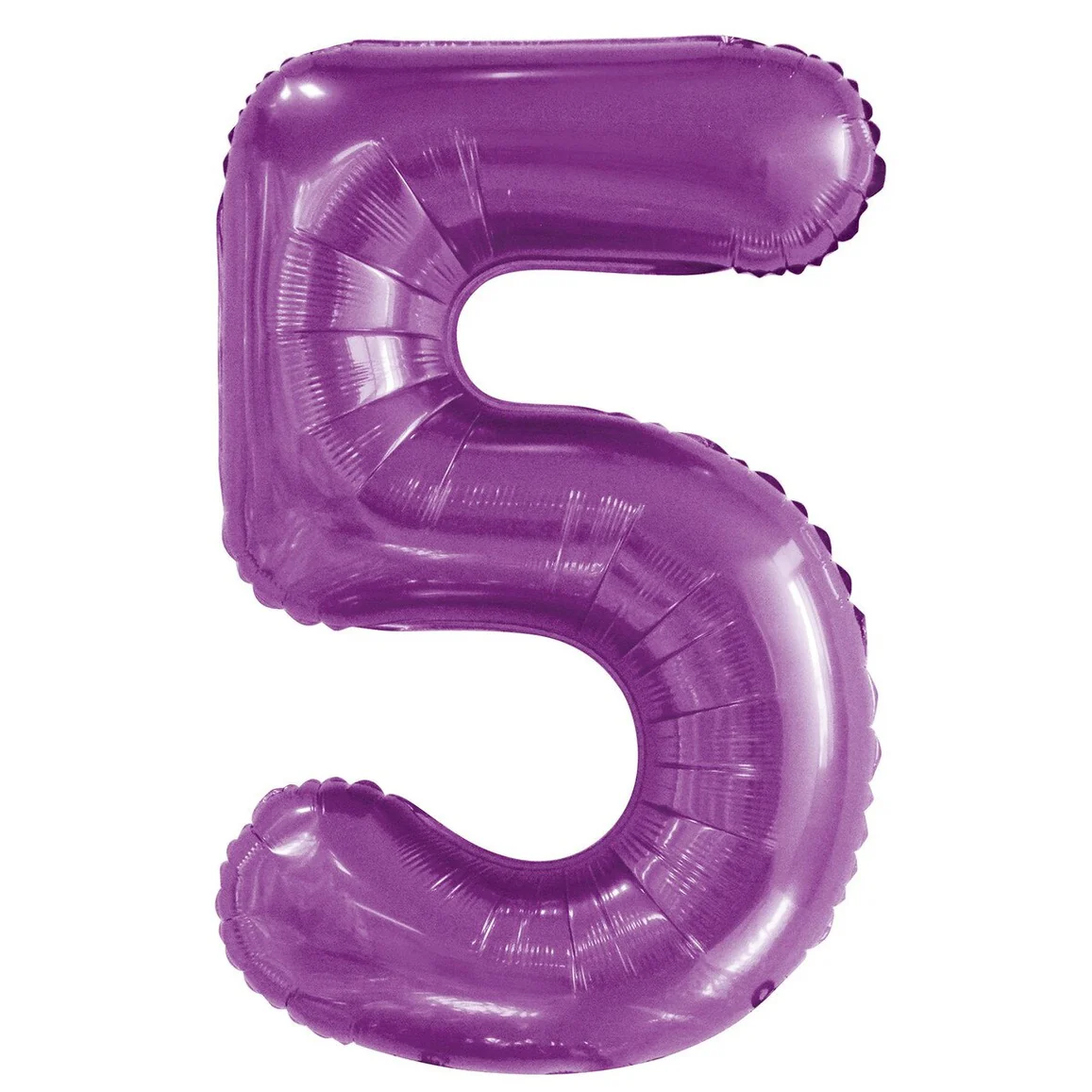 Number 5 Purple Foil Balloon-86cm