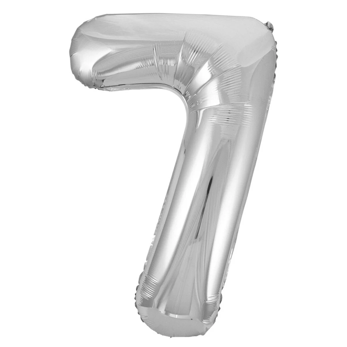 Number 7 Silver Foil Balloon-86cm