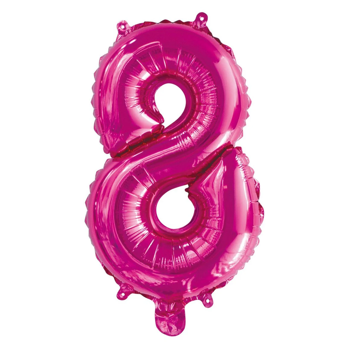 Number 8 Hot Pink Foil Balloon - 35cm