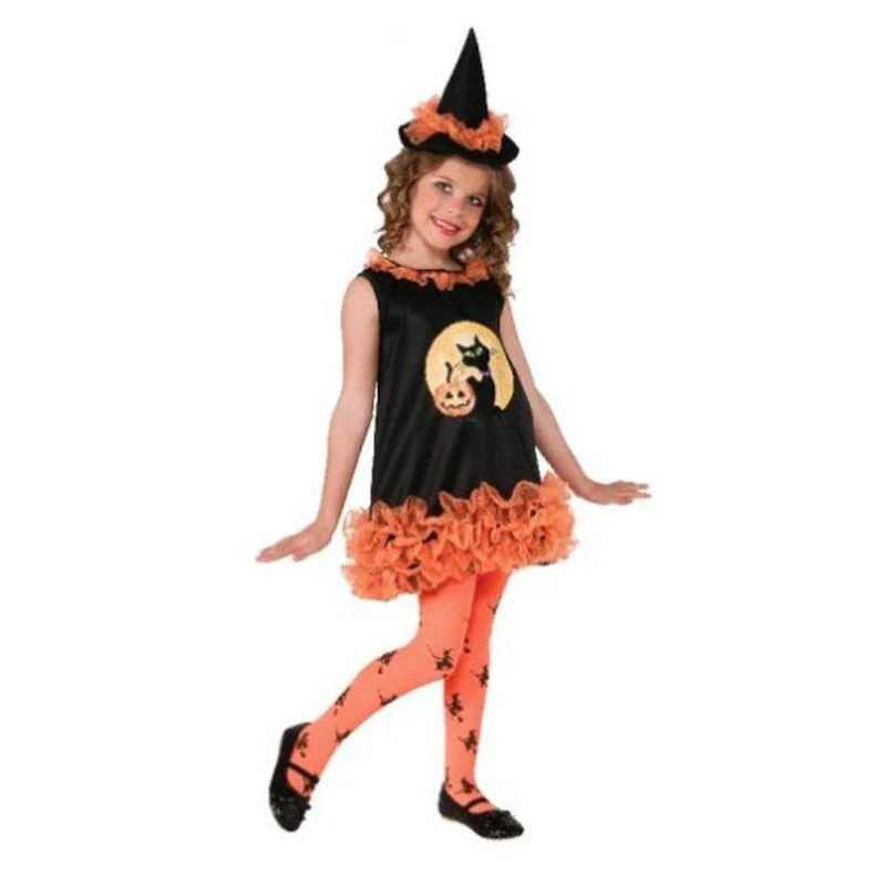 Orange Tutu Witch Size S