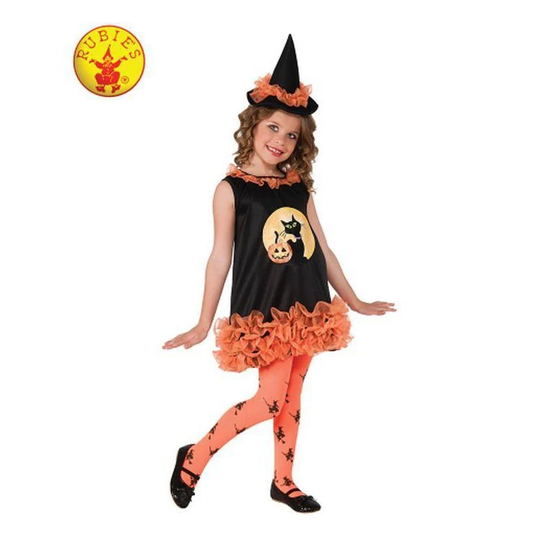 Orange Tutu Witch Size Toddler