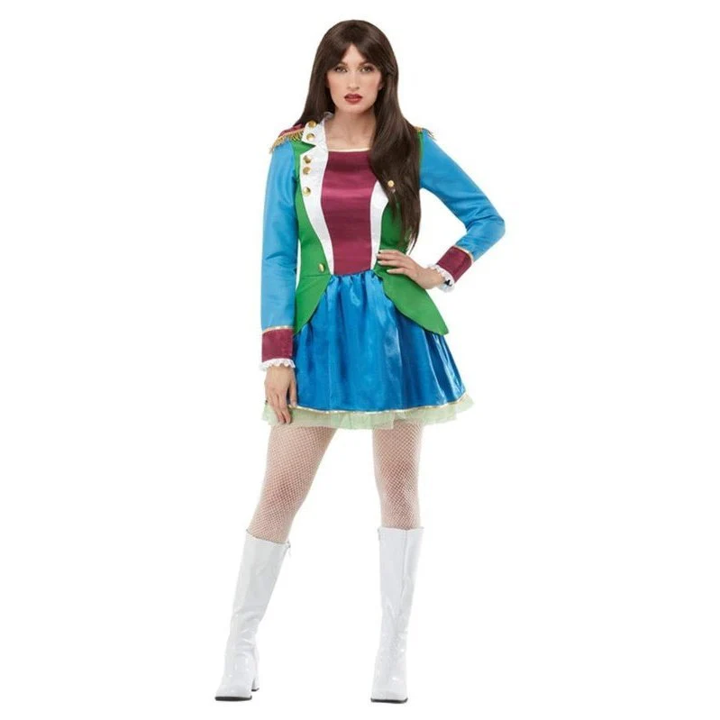 Party Dress, Green & Purple - Image 2