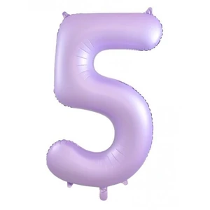 Pastel Lilac Number 5 Foil Balloon - 86cm