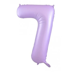 Pastel Lilac Number 7 Foil Balloon - 86cm