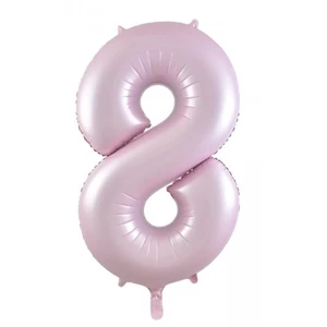 Pastel Pink Number 8 Foil Balloon - 86cm