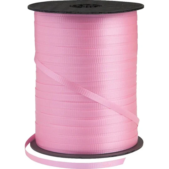 Pink Curling Balloon Ribbon