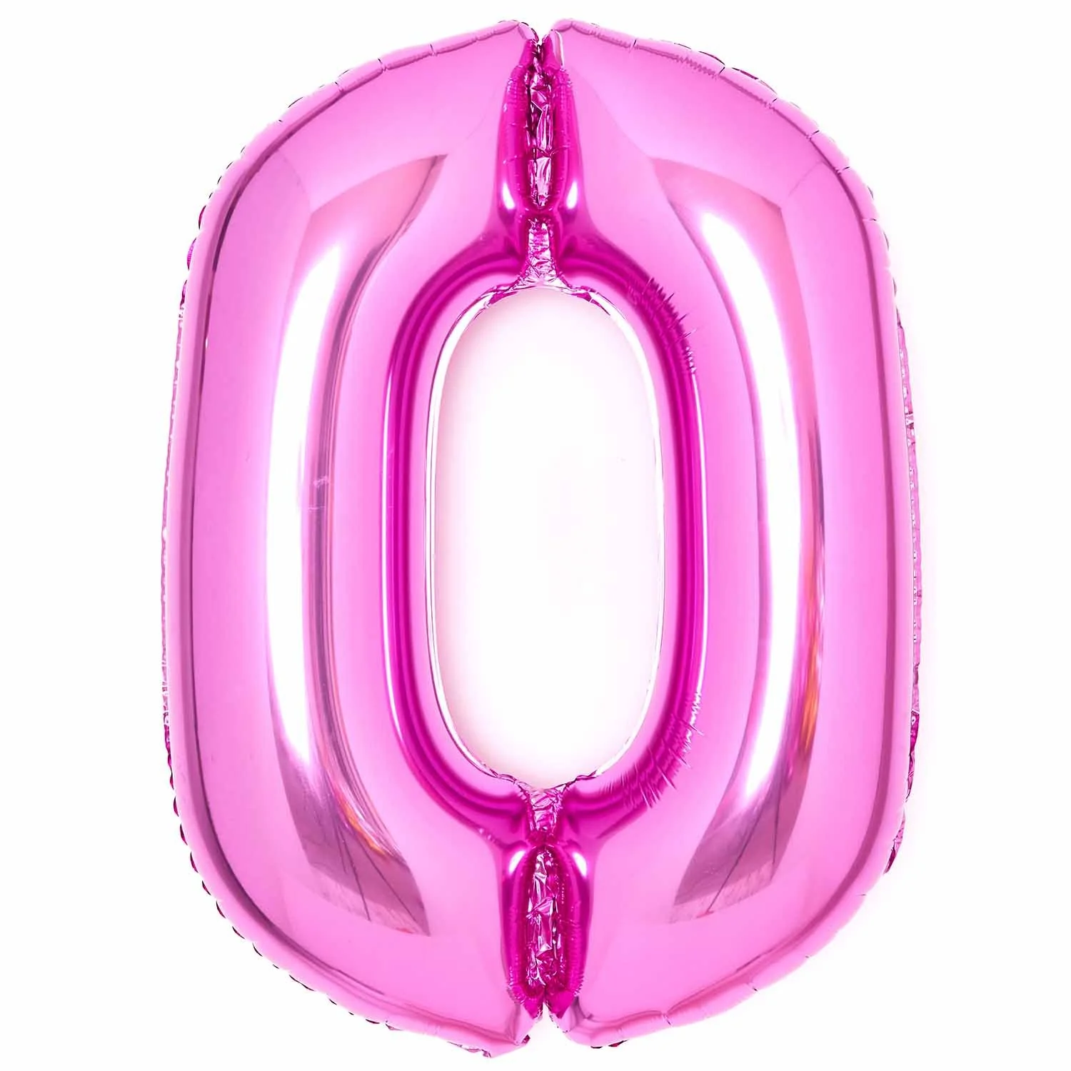 Pink Foil Number 0 Balloon 89cm