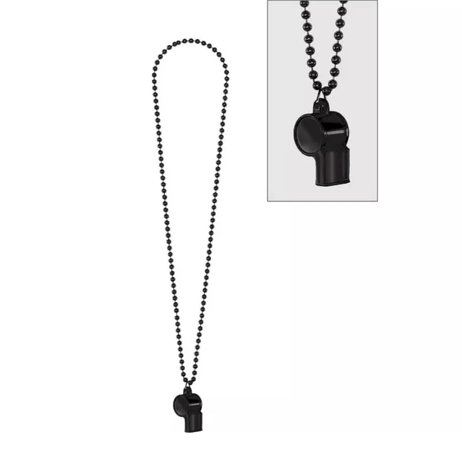 Plastic Whistle - Black - Image 2