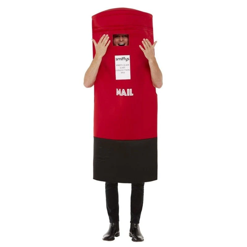 Post Box Costume, Red - Image 2