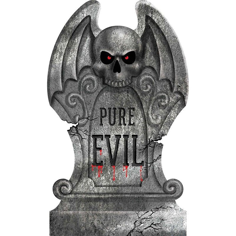 Pure Evil Tombstone Decoration, 22"