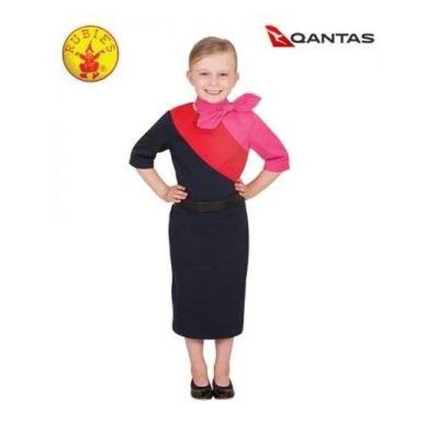 Qantas Female Cabin Crew Uniform, Child Size 6 8