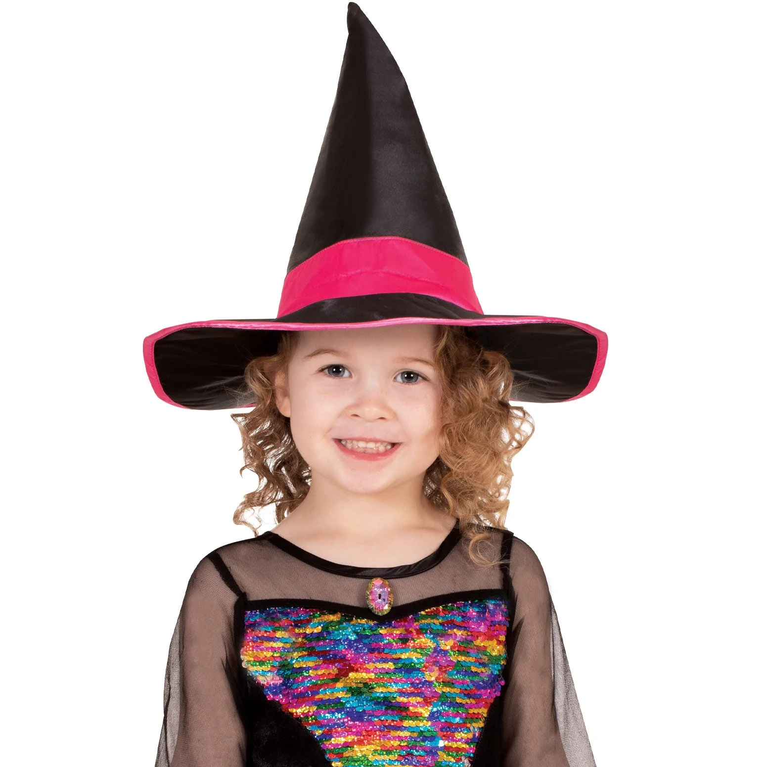 Rainbow Colour Magic Witch Deluxe Costume, Child - Image 3