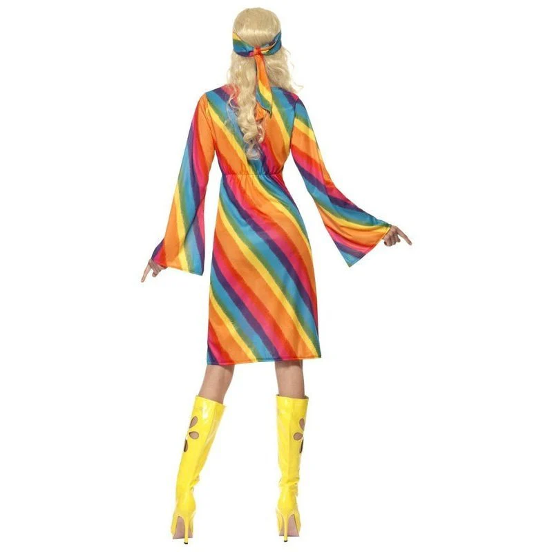 Rainbow Hippie Costume - Image 3