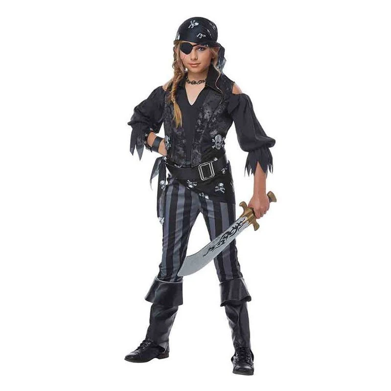Rebel Pirate Girl's Costume - Image 3