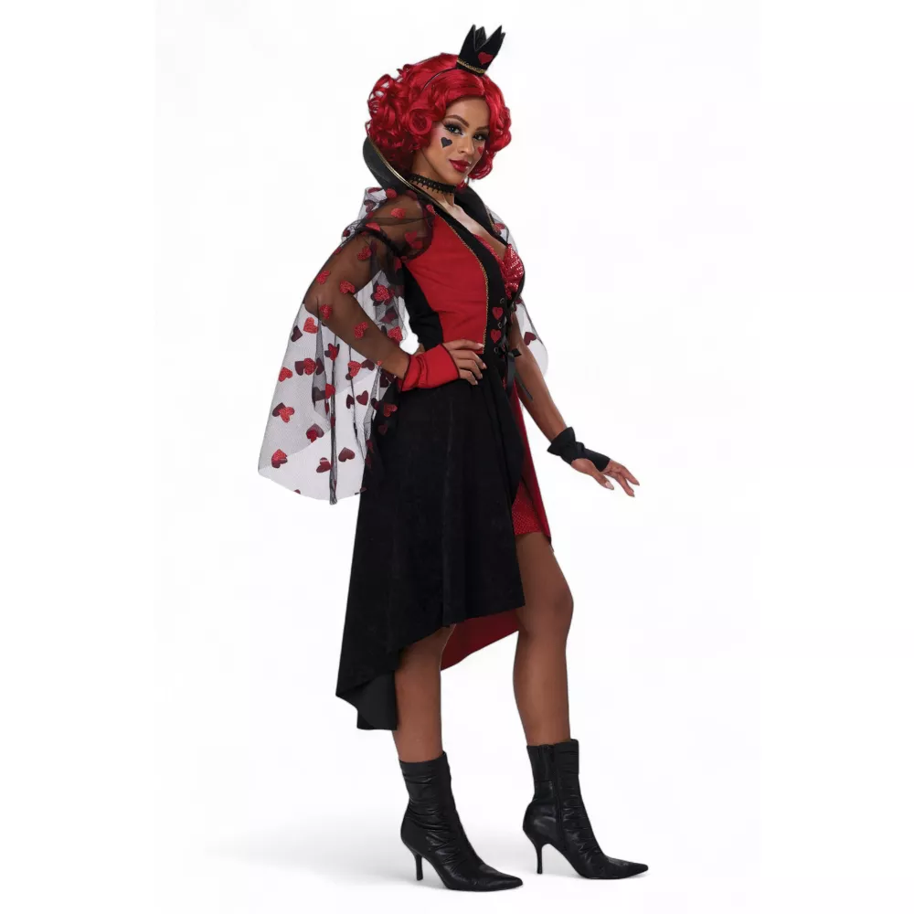Red Queen Cosplay Dress, Adult - Image 3