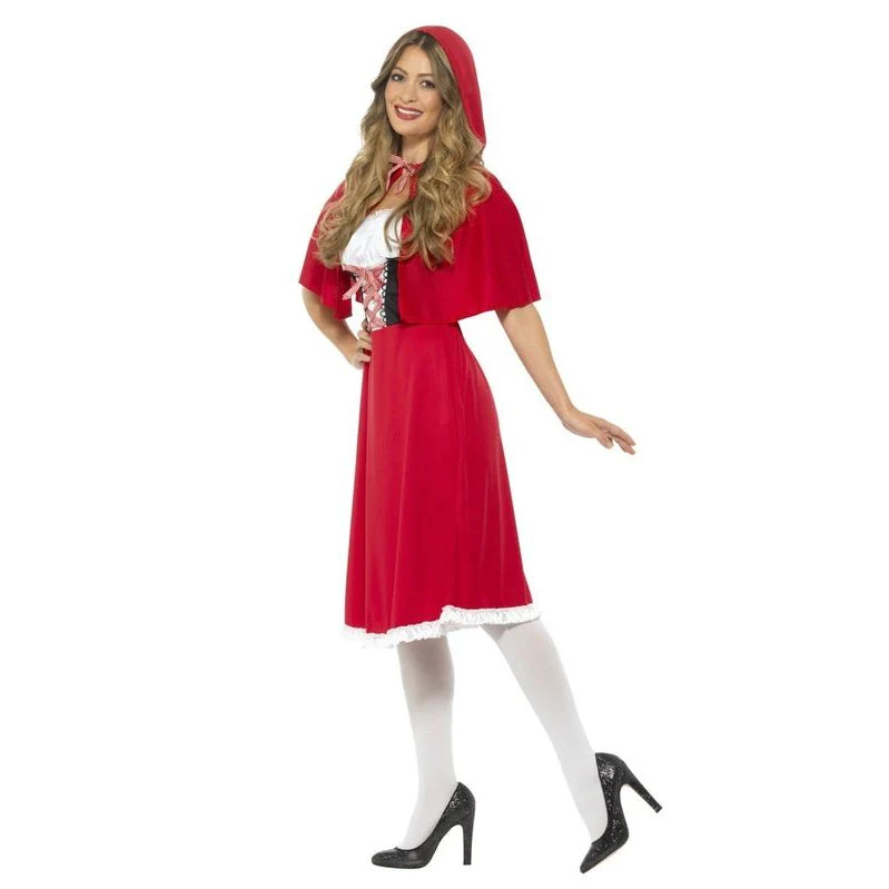 Red Riding Hood Costume, Longer Dress - Image 2