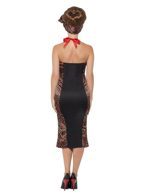 Rockabilly Costume, Cherry Print - Image 3