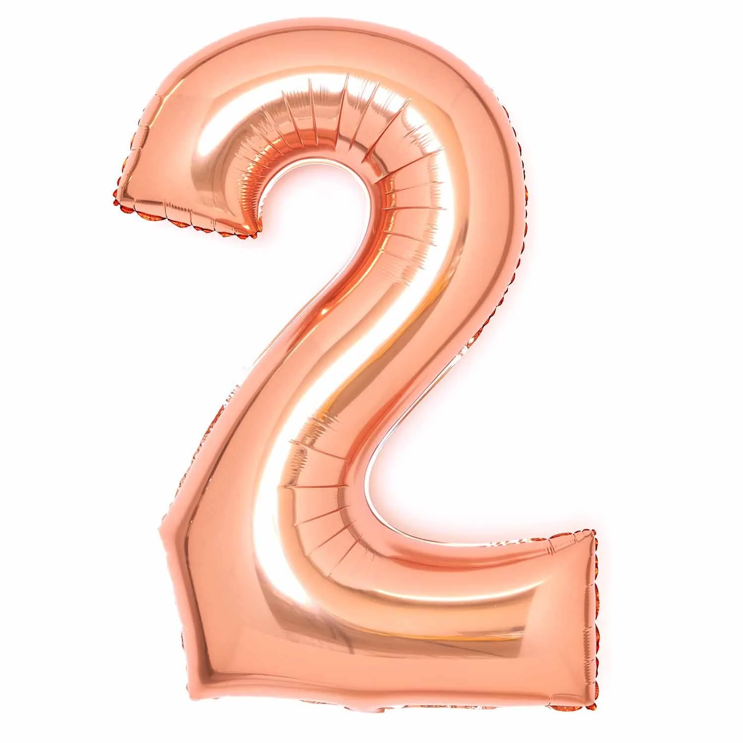 Rose Gold Foil Number 2 Balloon 89cm