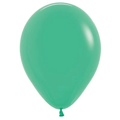 Round Balloon 30cm Green, Uninflated